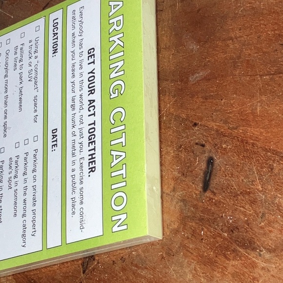 Funny Parking ticket Citation Pad new - Picture 8 of 9